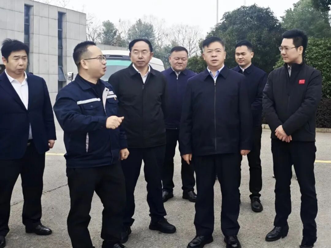 望城经开区党工委书记、望城区委书记秦国良到公司开展走访调研